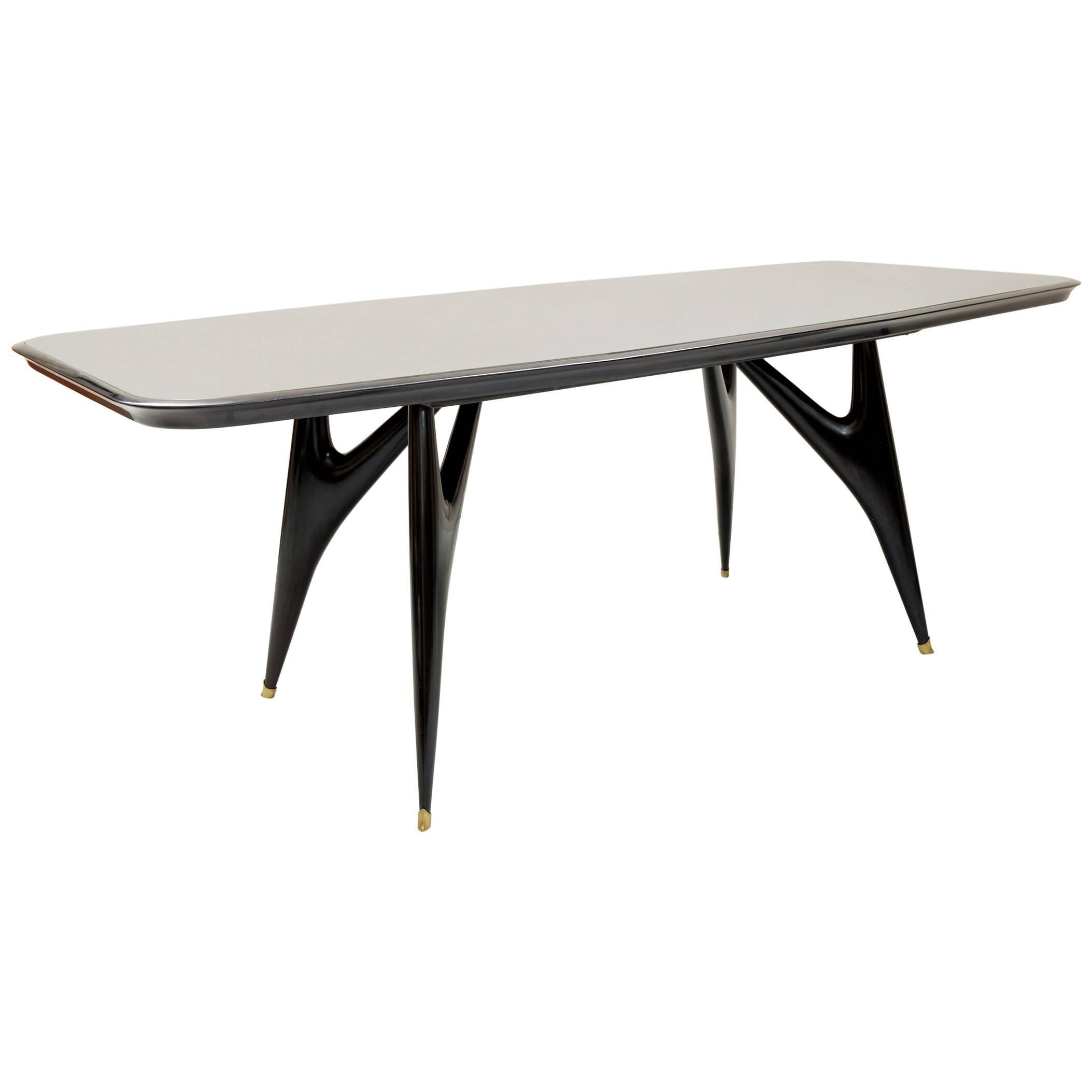 Mid century modern Italian Dining Table Attributed to Arc. Ico Parisi, 1950s
