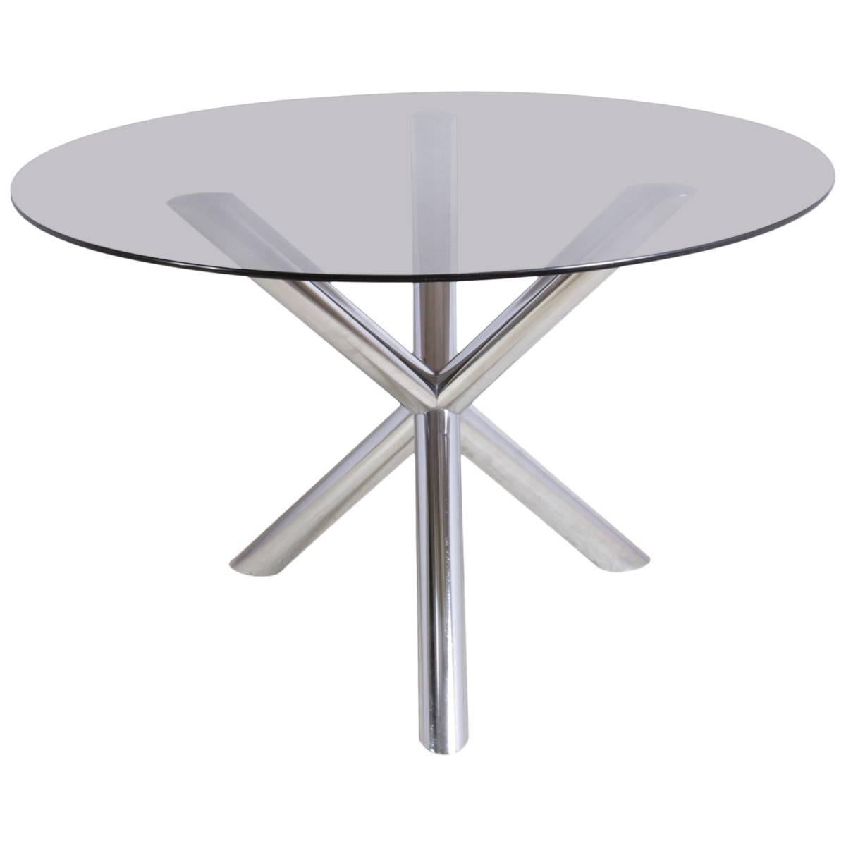 Mid-Century Chrome Star Table