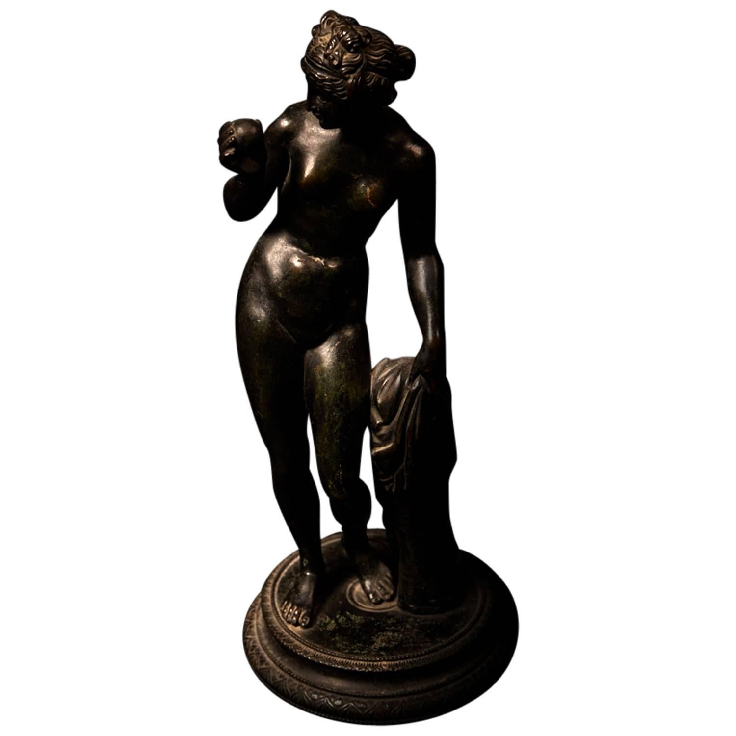 Grand Tour Neapolitan Bronze of Venus, 19th Century