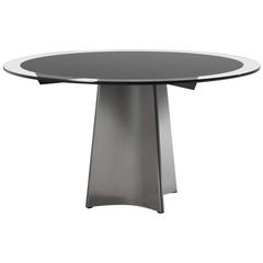Luigi Saccardo Round Pedestal Table for Maison Jansen