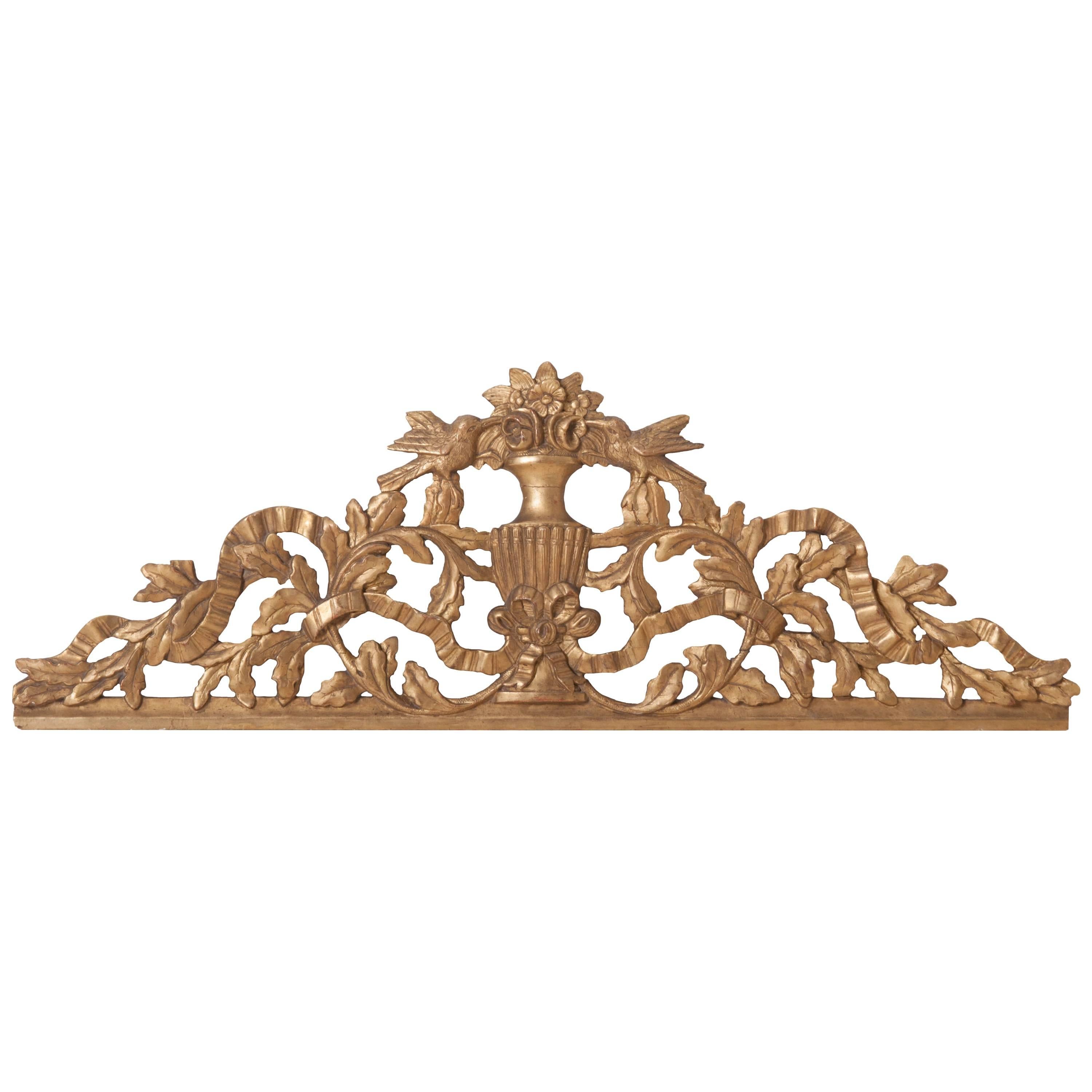 French 19th Century Giltwood Carving
