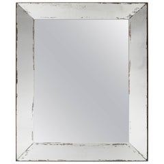 Rectangular Mirror Attributed to Jacques Adnet, circa 1935