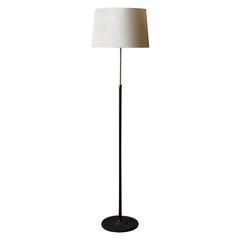Vintage Danish Brass Floor Light #1