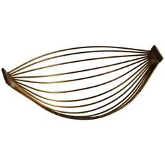 Carl Auböck II Brass Wire Fruit Basket, 1950s 11