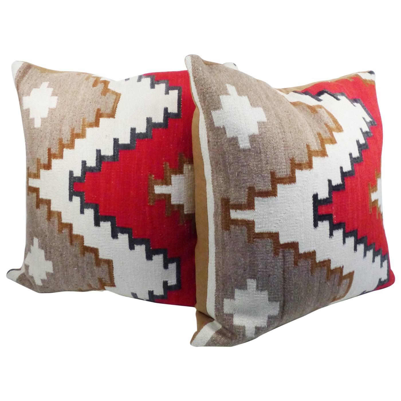 Pair of Navajo Rug Pillows