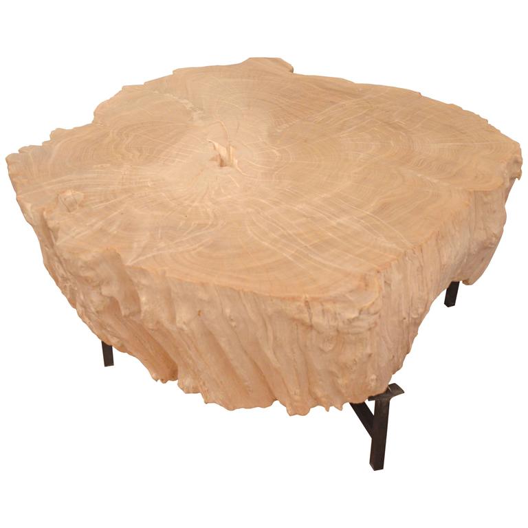 St. Barts Bleached Teak Wood Coffee Table For Sale at 1stdibs