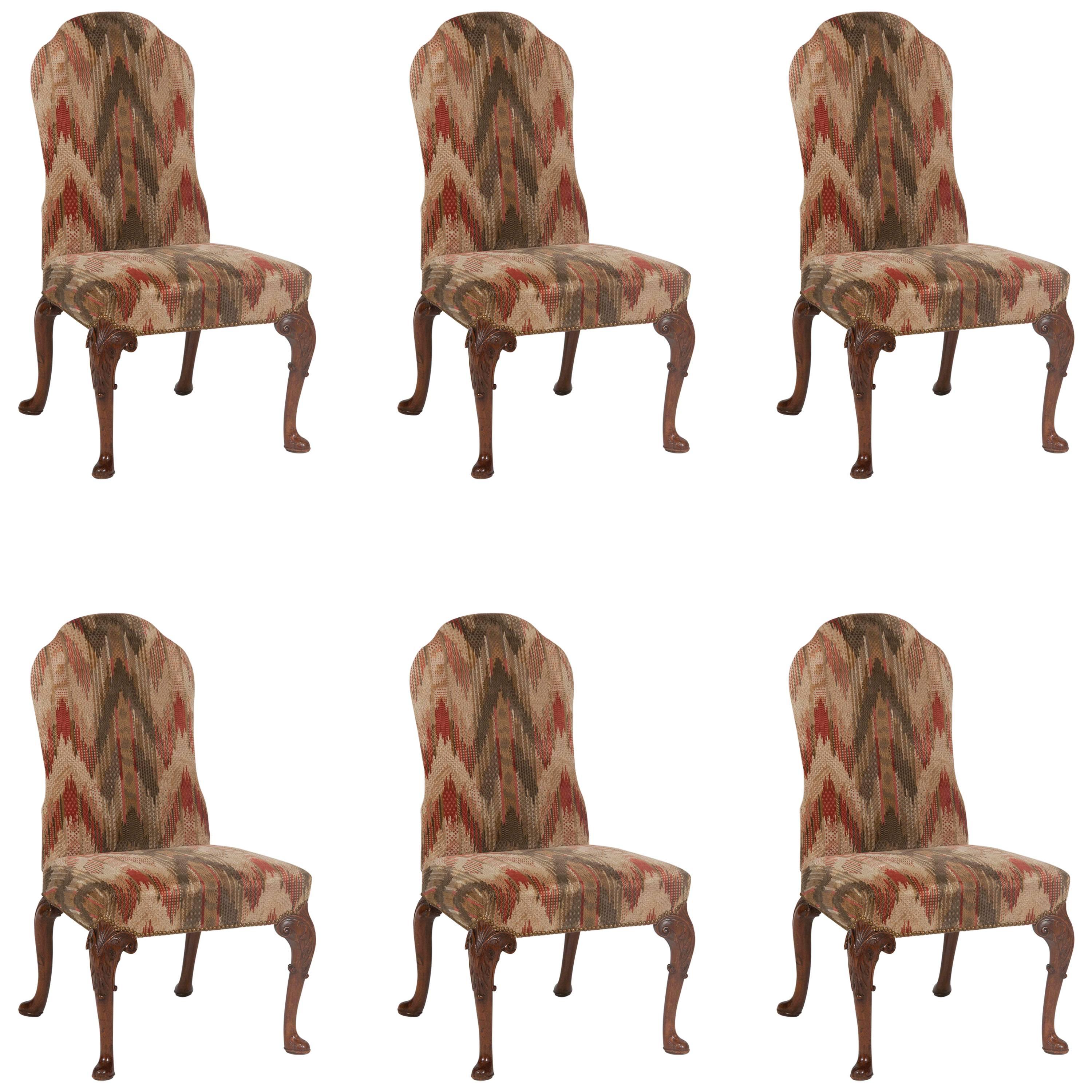 Set of Six George II Period Dining Chairs