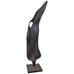 Mahogany Wood Leaf Sculpture 9