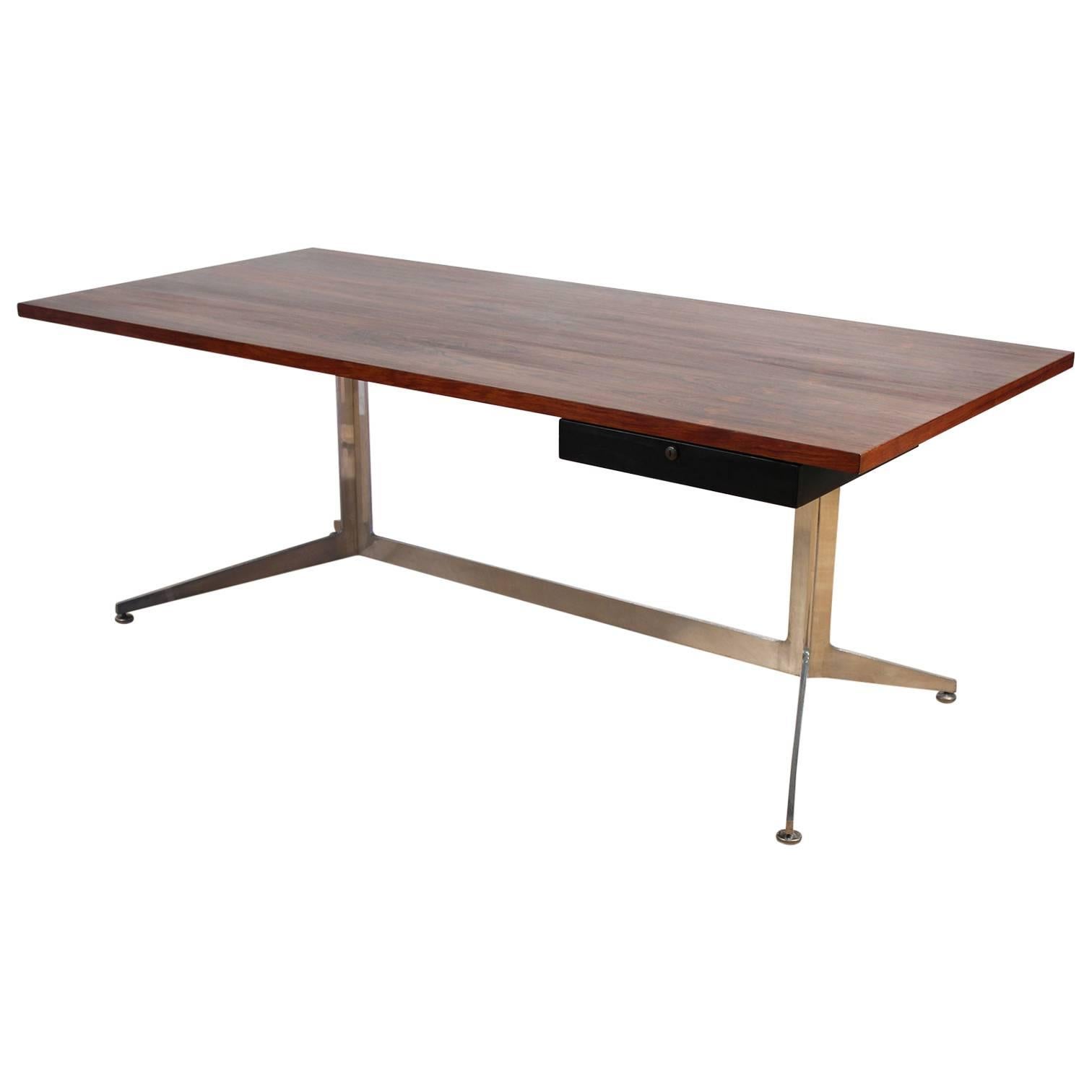 Ward Bennett Rosewood Executive Architectural Desk for Lehigh Furniture