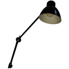 1930s Bauhaus Industrial Work Lamp by SIS, Architect Light