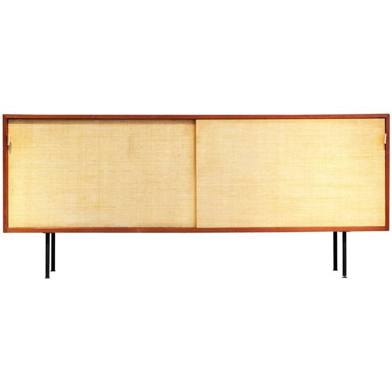Florence Knoll Seagrass Credenza Sideboard Knoll International