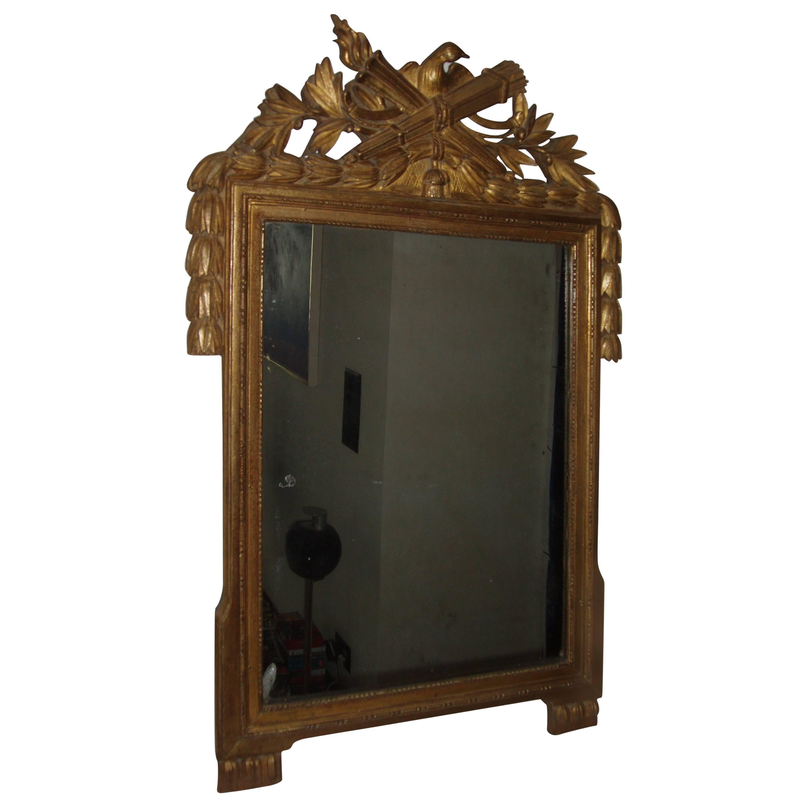 Mirror Louis XVI 18th century For Sale
