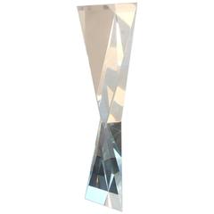 1970s Alessio Tasca Lucite Prism Tower Sculpture, Signed