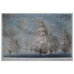 Battle and Victory of Trafalgar by Robert Dodd