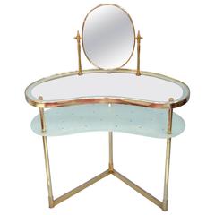 Italian Glass Dressing Table