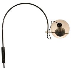 Walllamp with Glass Globe, 1960s by Raak