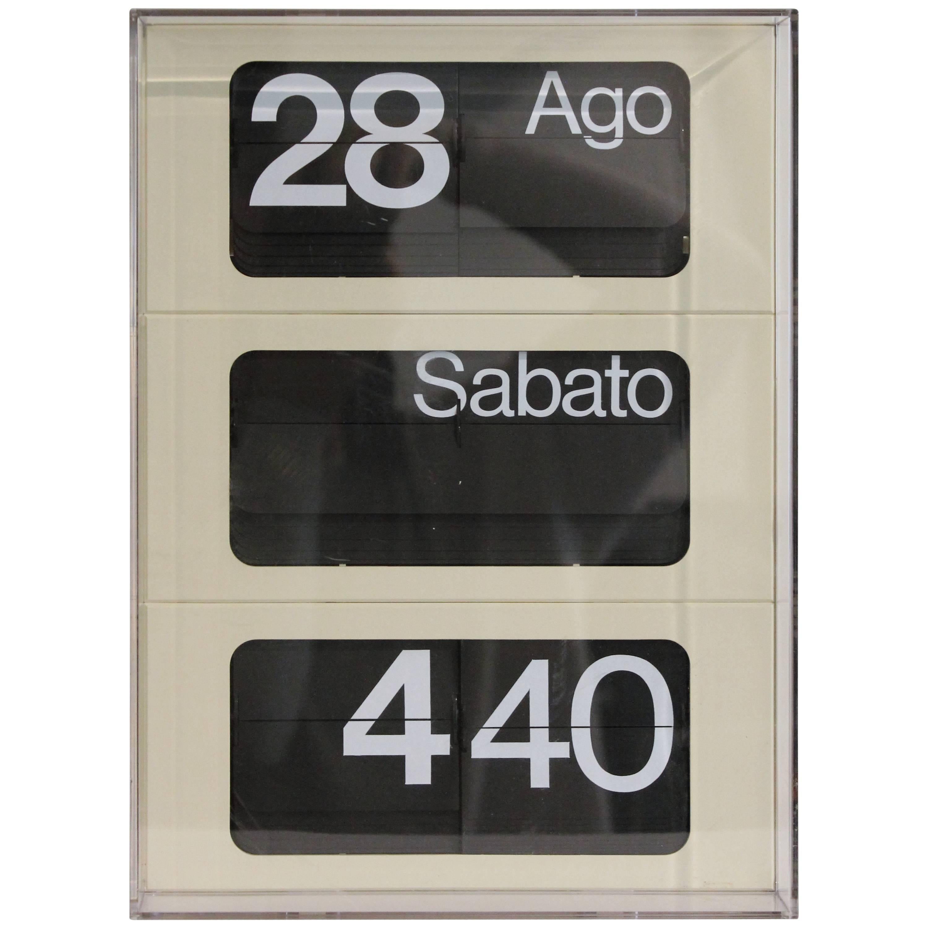 Dator 6041 Clock, by Solari Udine