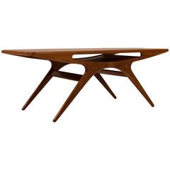 Iconic Smile Coffee Table by Johannes Andersen for CFC Silkeborg, 1957 7