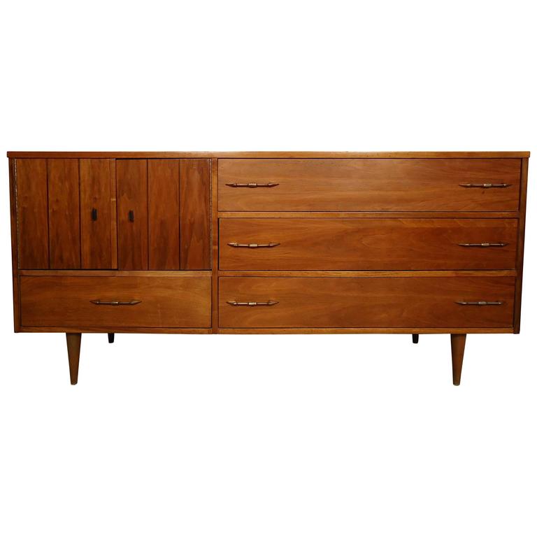 MidCentury Modern Long Dresser For Sale at 1stdibs