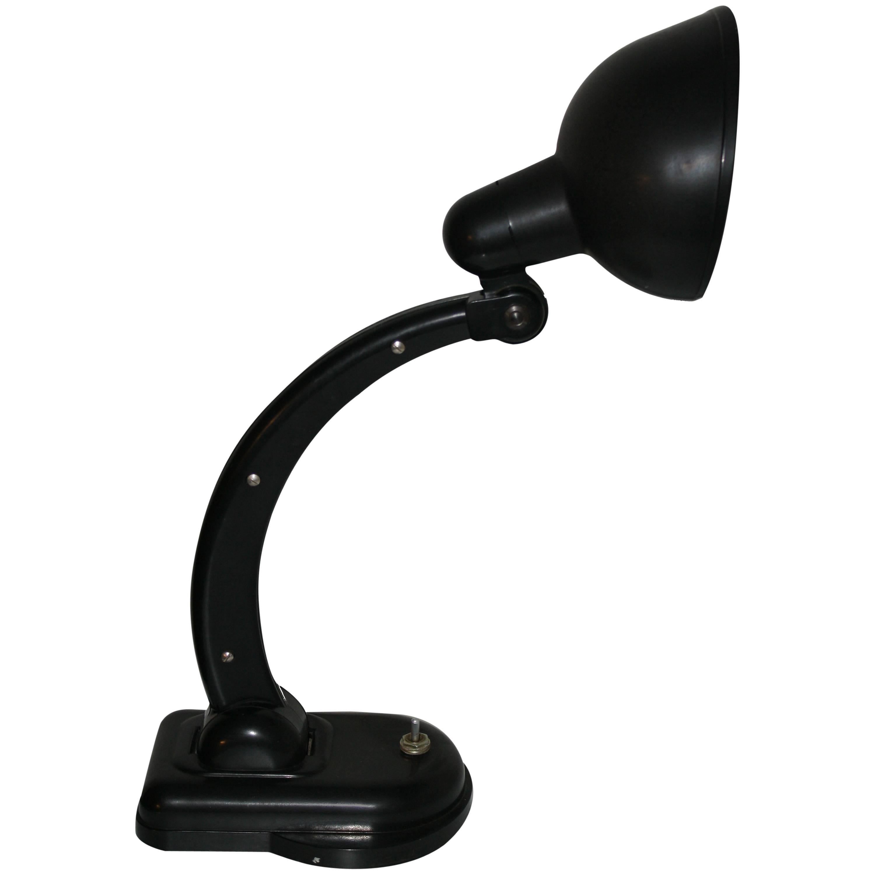 1930s Bakelite Desk Lamp by Christian Dell