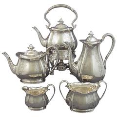 Antique English Sterling Silver Tea Service