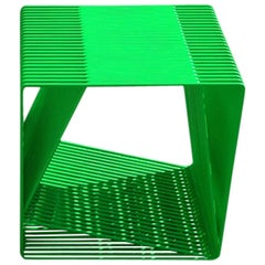 LOOP - Powder-Coated Steel Minimal Geometric Sculptural Side Table