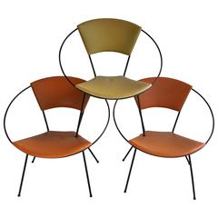 Classic Mid-Century Modern Iron "Hoop" Chair after Salterini 10