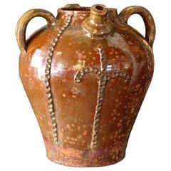 18th Century French Oil Jar