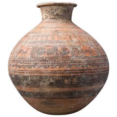 Antique Indus Valley Painted Earthenware Jar