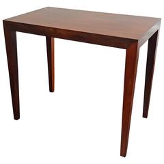 Danish Severin Hansen Rosewood Coffee Table for Haslev, 1960s