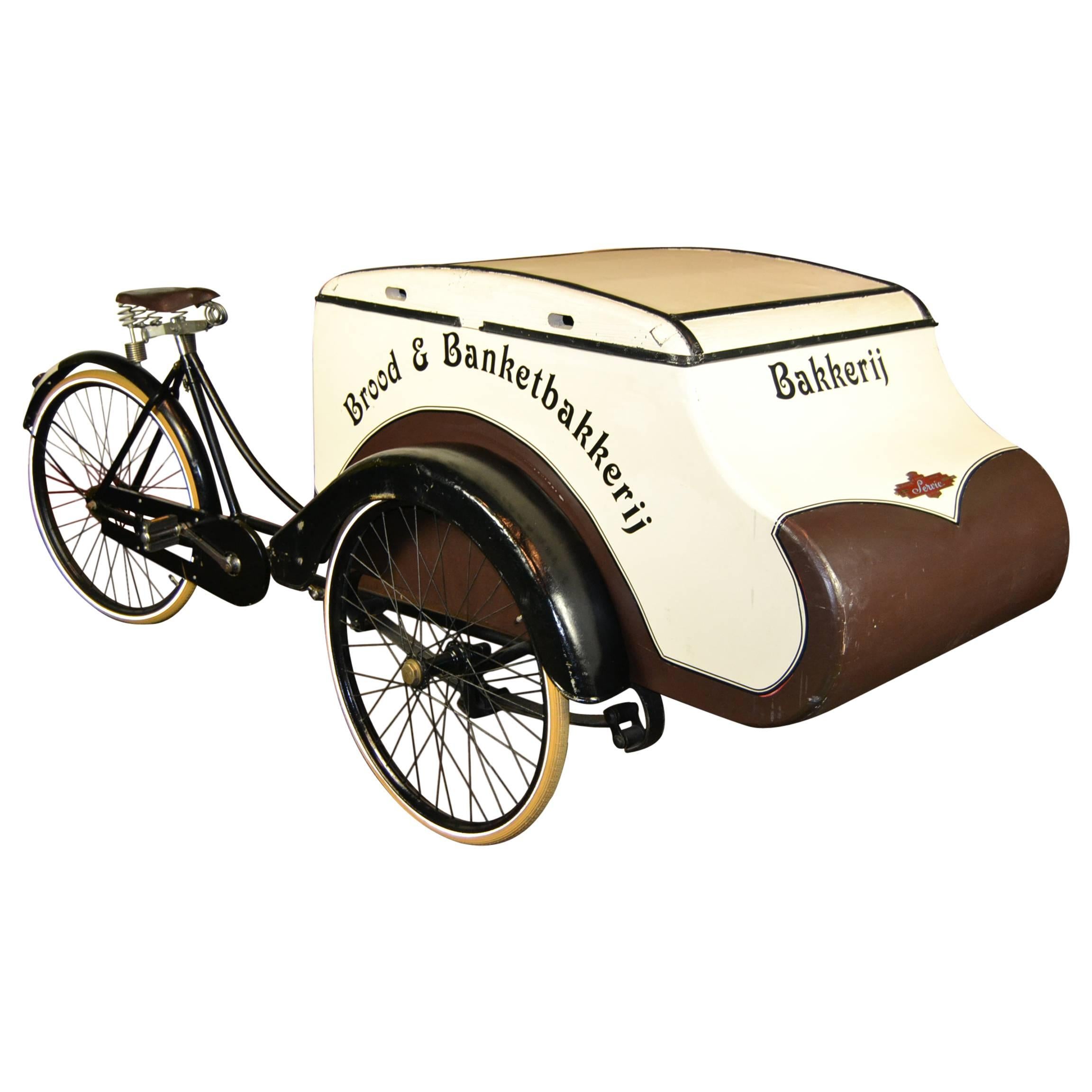 Spectacular Antique Cargo Tricycle
