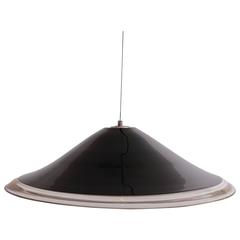 Huge Melania Pendant Lamp by Renato Toso for Leucos in Murano Black and White
