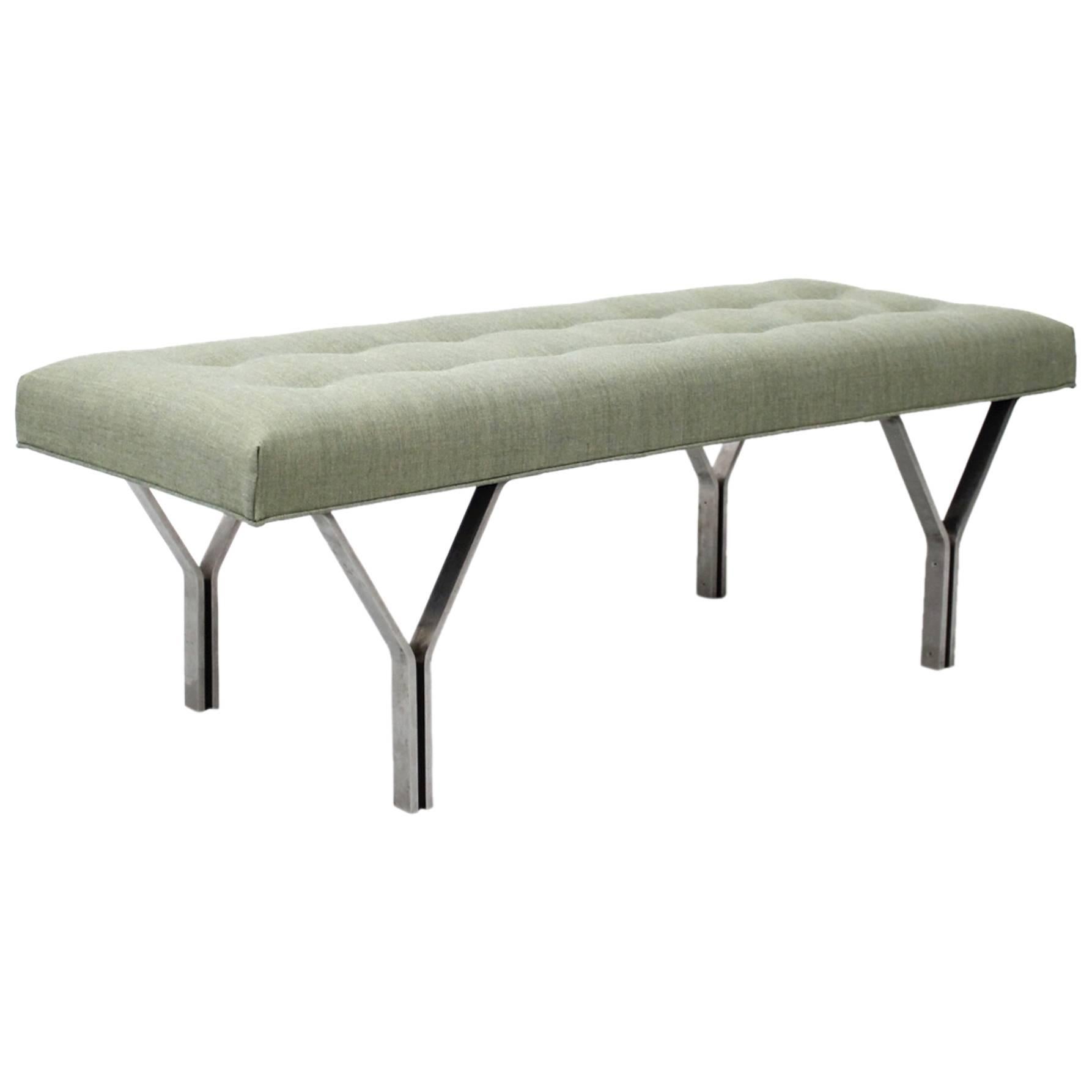 Architectural Upholstered Bench by Cumberland