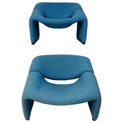 Groovy Chair F598 by Pierre Paulin for Artifort, Set of Two