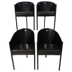 Set of Four Costes Chairs by Philippe Starck for Driade 2