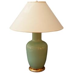 Christopher Spitzmiller Celadon Ginger Jar Lamp