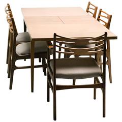 Teak 1950s Dining Room Set by Johannes Andersen, Denmark 7