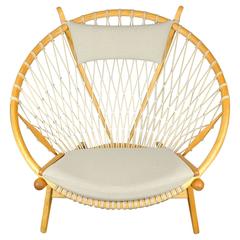 Hans Wegner pour PP Mobler Chaise circulaire PP130