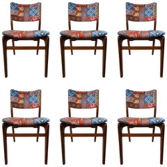 Set of 6 Midcentury Dining Chairs created by Louis Van Teeffelen for Wébé