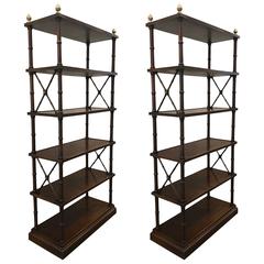Pair of Directoire Style Etageres 11