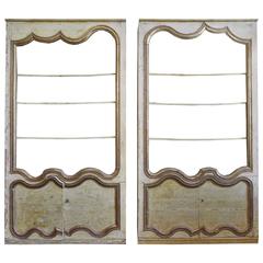 Pair of French Biblioteques Constructed from Paneled Room, Versailles, Boiserie 9
