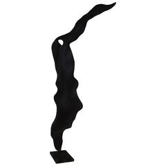 Mahogany Wood Leaf Sculpture 8