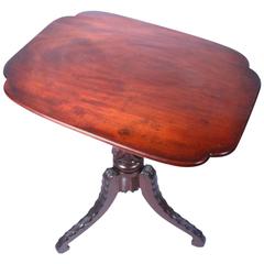 Early 19th Century Classical Carved Tilt-Top Light Stand