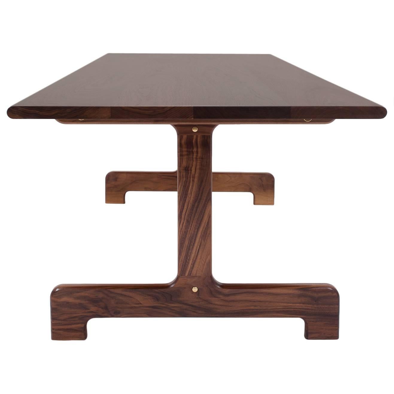 Asa Pingree Physalia Dining Table in American Walnut For Sale