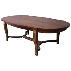French Art Deco Mahogany Dining Table in the Manner of Arbus 12