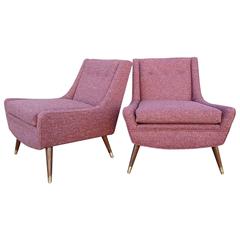 Pair of Mid-20th Century Lounge Chairs 7