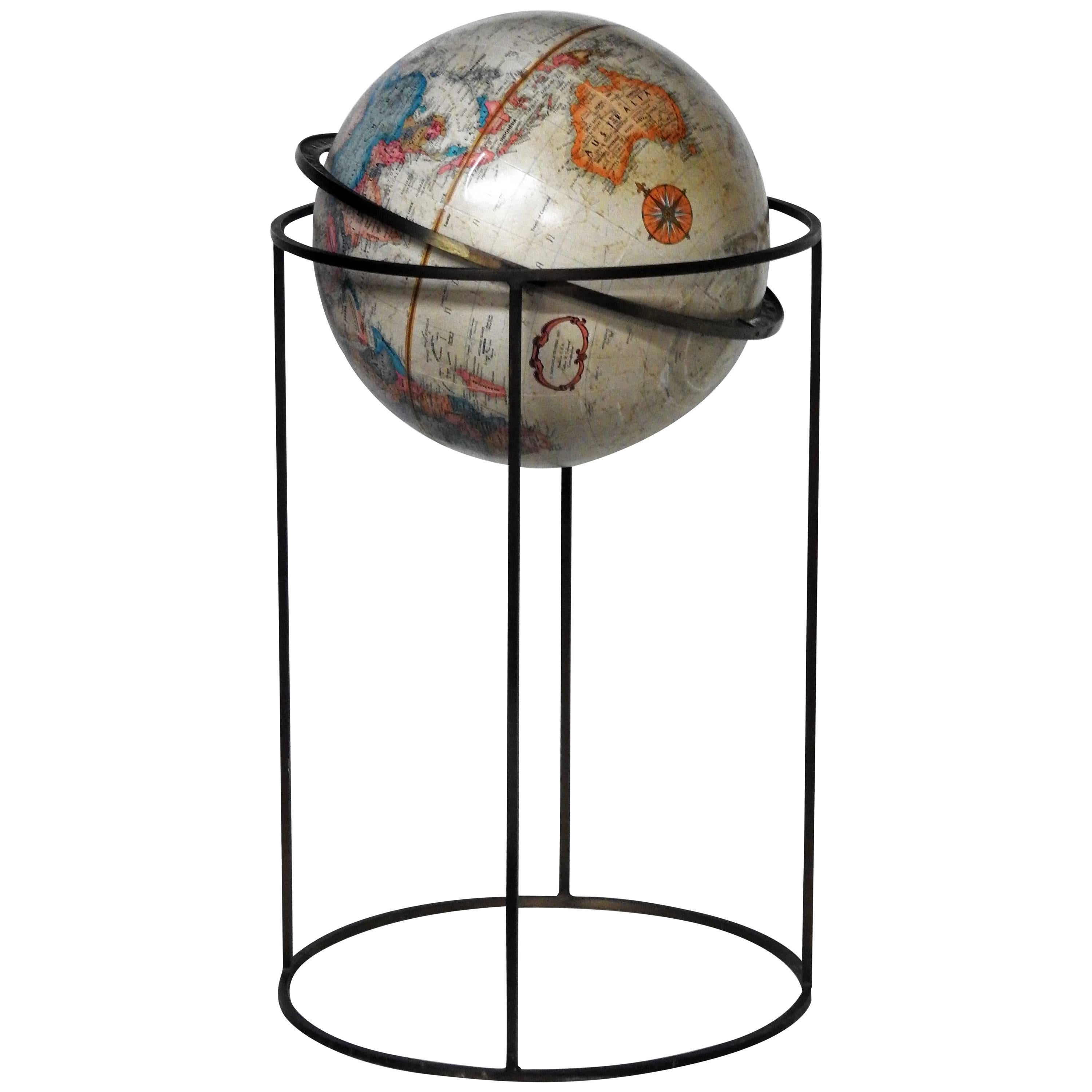 Replogle World Classic Series Globe Attributed to Paul McCobb For Sale