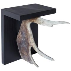 'Stag T' Plywood and Antler Stool by Rick Owens Home Collection