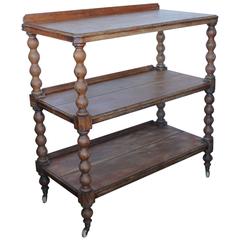 Early 20th Century English Wood Shelves or Étagère 9