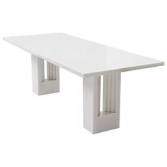 Carlo Scarpa & Marcel Breuer 'Delfi' Table in Marble